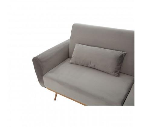 Hatton Grey Velvet Sofa Bed - Modern Home Interiors