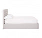 Hannah Light Grey Velvet Upholstered Ottoman Bed Frame - Modern Home Interiors