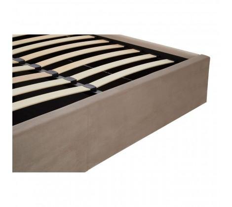 Hannah Mink Velvet Upholstered Ottoman Bed Frame - Modern Home Interiors