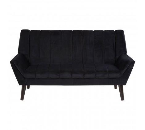 Savina 2 Seat Black Sofa - Modern Home Interiors