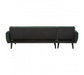 Serene 3 Seater Green Velvet Sofa Bed - Modern Home Interiors