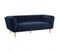 Harita 3 Seat Blue Velvet Sofa - Modern Home Interiors