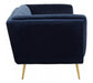 Harita 3 Seat Blue Velvet Sofa - Modern Home Interiors