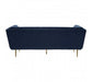 Harita 3 Seat Blue Velvet Sofa - Modern Home Interiors