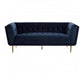 Harita 3 Seat Blue Velvet Sofa - Modern Home Interiors