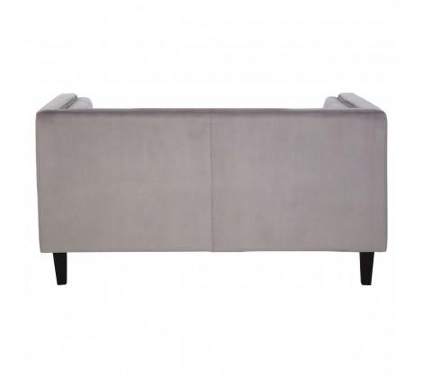 Felisa 2 Seat Grey Velvet Sofa - Modern Home Interiors