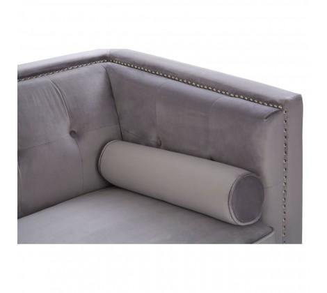 Felisa 2 Seat Grey Velvet Sofa - Modern Home Interiors