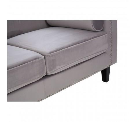 Felisa 2 Seat Grey Velvet Sofa - Modern Home Interiors