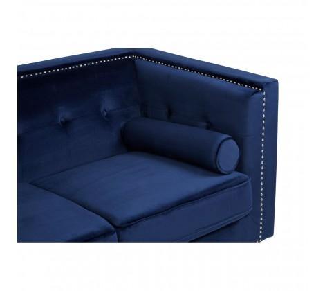 Felisa 2 Seat Midnight Velvet Sofa - Modern Home Interiors