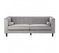 Felisa 3 Seat Grey Velvet Sofa - Modern Home Interiors