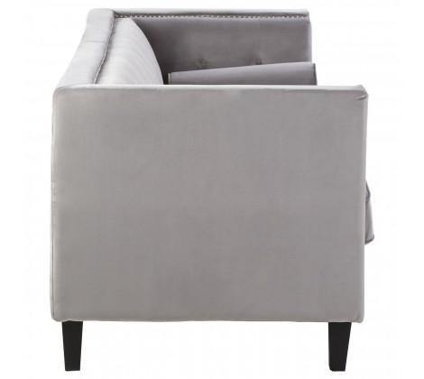 Felisa 3 Seat Grey Velvet Sofa - Modern Home Interiors