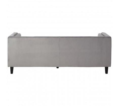 Felisa 3 Seat Grey Velvet Sofa - Modern Home Interiors