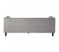 Felisa 3 Seat Grey Velvet Sofa - Modern Home Interiors