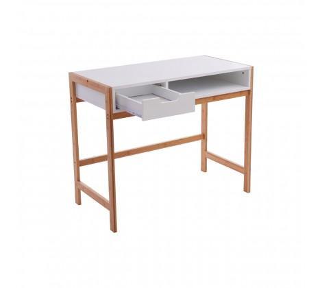 Rostok White Desk - Modern Home Interiors