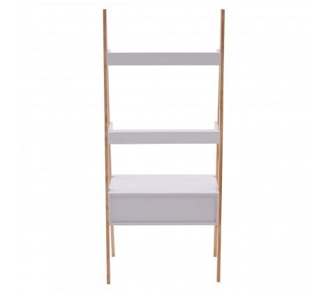 Rostok White Shelf Unit - Modern Home Interiors