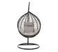 Garden / Conservatory Egg Hanging Chair by Premier - Black - Modern Home Interiors