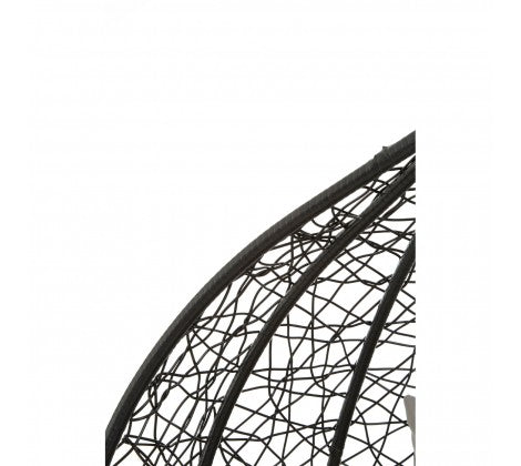 Garden / Conservatory Egg Hanging Chair by Premier - Black - Modern Home Interiors