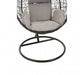 Garden / Conservatory Egg Hanging Chair by Premier - Black - Modern Home Interiors