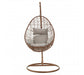 Garden / Conservatory Egg Hanging Chair by Premier - Brown - Modern Home Interiors