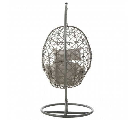 Garden / Conservatory Egg Hanging Chair by Premier - Grey - Modern Home Interiors