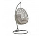 Garden / Conservatory Egg Hanging Chair by Premier - Grey - Modern Home Interiors