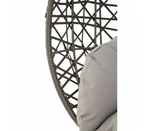 Garden / Conservatory Egg Hanging Chair by Premier - Grey - Modern Home Interiors