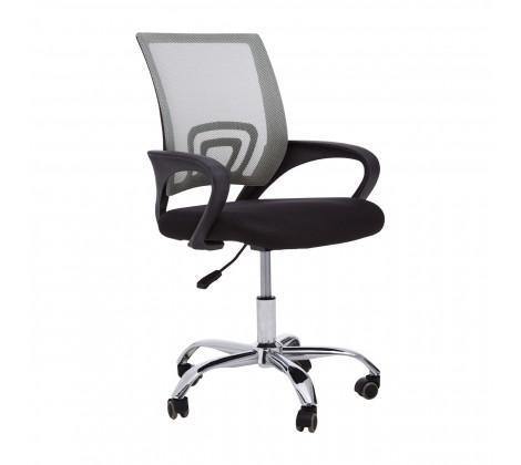 Grey Home Office Chair With Black Armrest - Modern Home Interiors