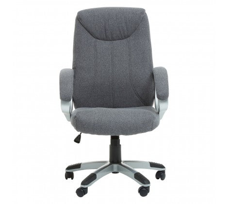 Grey Home Office/ Desk Chair With Grey Arms - Modern Home Interiors