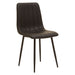 Tina Black PU Leather Dining Chairs - Set of 4 - Modern Home Interiors