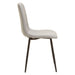 Tina Light Grey PU Leather Dining Chairs - Set of 4 - Modern Home Interiors