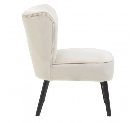 Regents Park Mink Velvet Chair - Modern Home Interiors