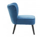 Regents Park Blue Velvet Chair - Modern Home Interiors