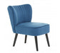 Regents Park Blue Velvet Chair - Modern Home Interiors