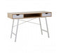 Bradbury Two Drawer Natural Oak Veneer Desk - Modern Home Interiors