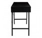 Bradbury Two Drawer Black Oak Veneer Desk - Modern Home Interiors