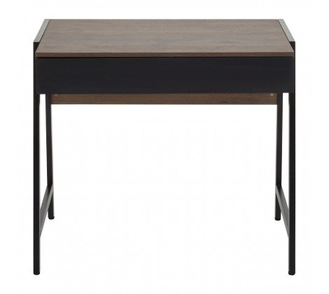 Bradbury Dark Oak Veneer Desk - Modern Home Interiors