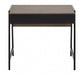 Bradbury Dark Oak Veneer Desk - Modern Home Interiors