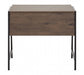 Bradbury Dark Oak Veneer Desk - Modern Home Interiors