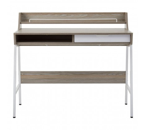 Bradbury Light Oak Veneer Desk - Modern Home Interiors