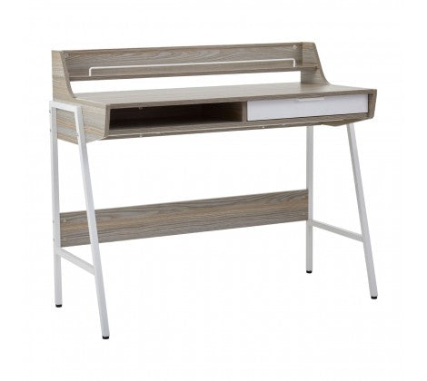 Bradbury Light Oak Veneer Desk - Modern Home Interiors