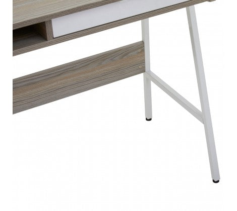 Bradbury Light Oak Veneer Desk - Modern Home Interiors