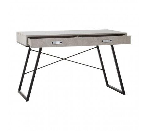 Bradbury Concrete Veneer Desk - Modern Home Interiors