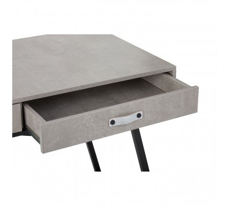 Bradbury Concrete Veneer Desk - Modern Home Interiors