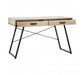 Bradbury Dark Oak Veneer Desk - Modern Home Interiors