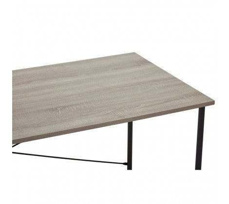 Bradbury Grey Oak Desk - Modern Home Interiors