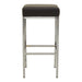 Baina Black PU and Chrome Finish Bar Stool - Modern Home Interiors