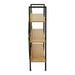 LAXTON 3 TIER LIGHT YELLOW SHELF UNIT - Modern Home Interiors