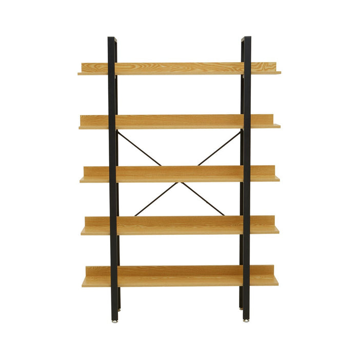 LAXTON 5 TIER LIGHT YELLOW SHELF UNIT - Modern Home Interiors