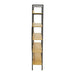 LAXTON 5 TIER LIGHT YELLOW SHELF UNIT - Modern Home Interiors