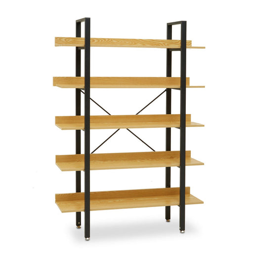 LAXTON 5 TIER LIGHT YELLOW SHELF UNIT - Modern Home Interiors